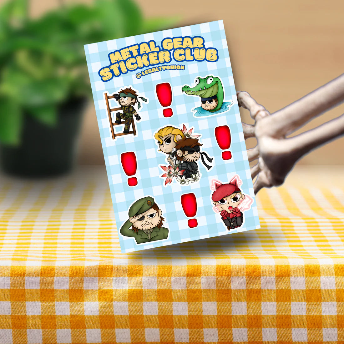 Metal Gear Solid 3 Snake Eater (Delta) Sticker Sheet!